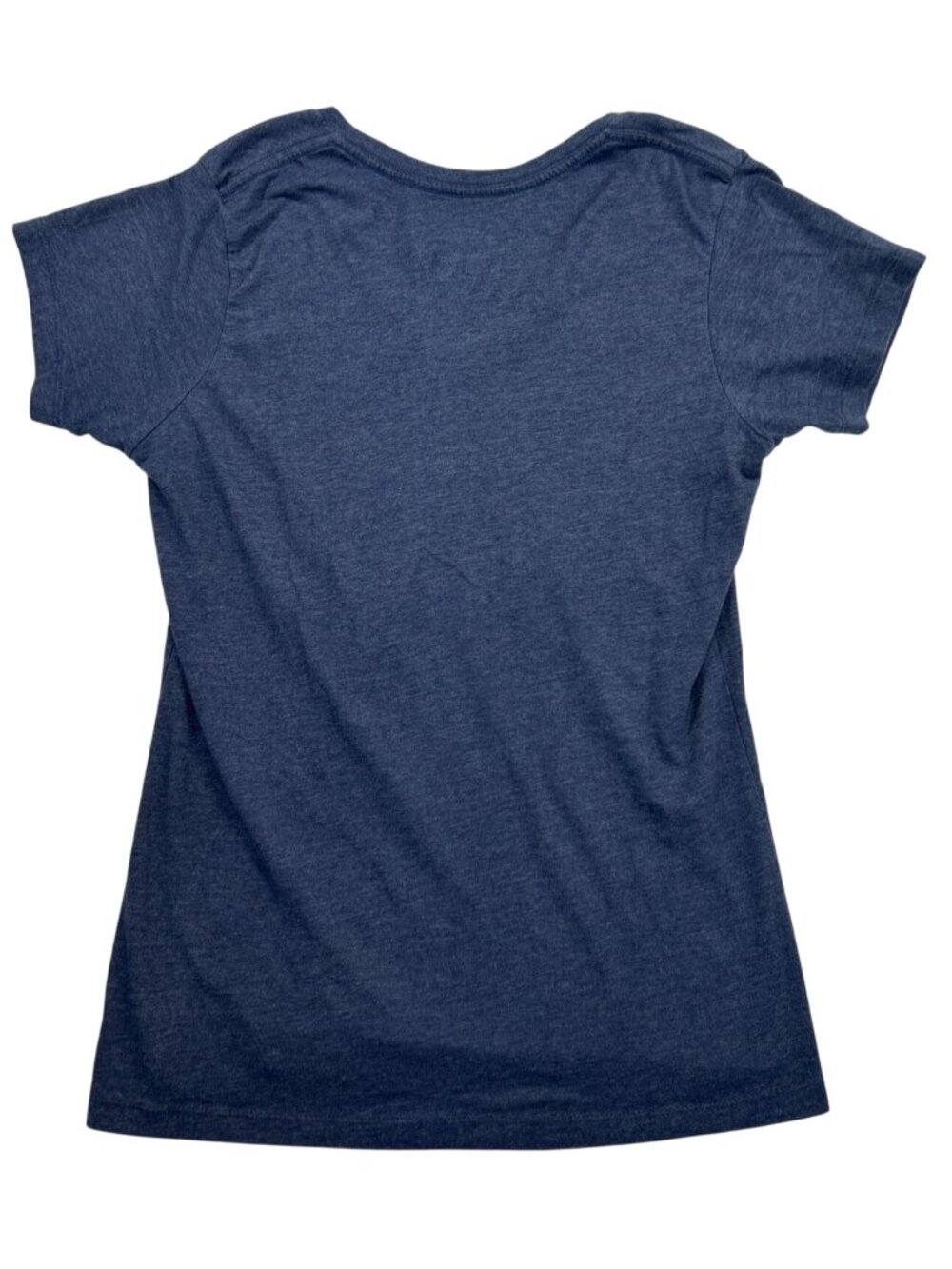 NFL Team Apparel Official New England Patriots Sz L V-Neck T-Shirt Navy Blue - Picture 8 of 9